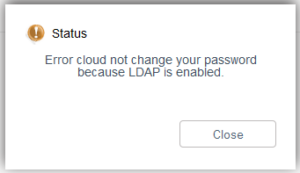 LDAP Status Window - Using CloudStack 4.3 with Microsoft Active Directory