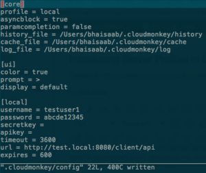 cloudmonkey server profile - Introducing Server Profiles in CloudStack CloudMonkey