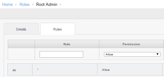 Root Admin Rules