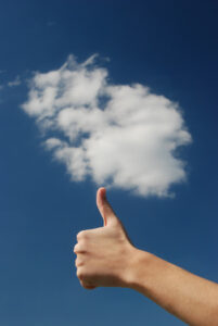 Hands Over Sky and Clouds giving a like