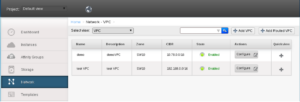 Network View | Inter-VPC connectivity in CloudStack