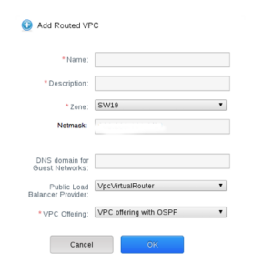 Add Route VPC View | Inter-VPC connectivity in CloudStack