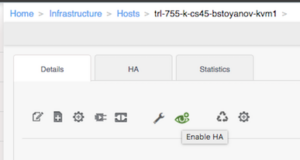 Hosts Details | Host-HA for KVM Hosts in CloudStack