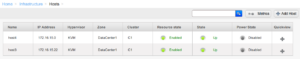 Host List View | CloudStack 4.11 Deep Dive