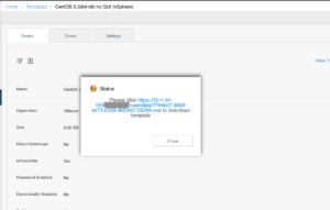 CentOS 5.3 (64-bit) no GUI (vSphere) Status Window | Securing CloudStack 4.11