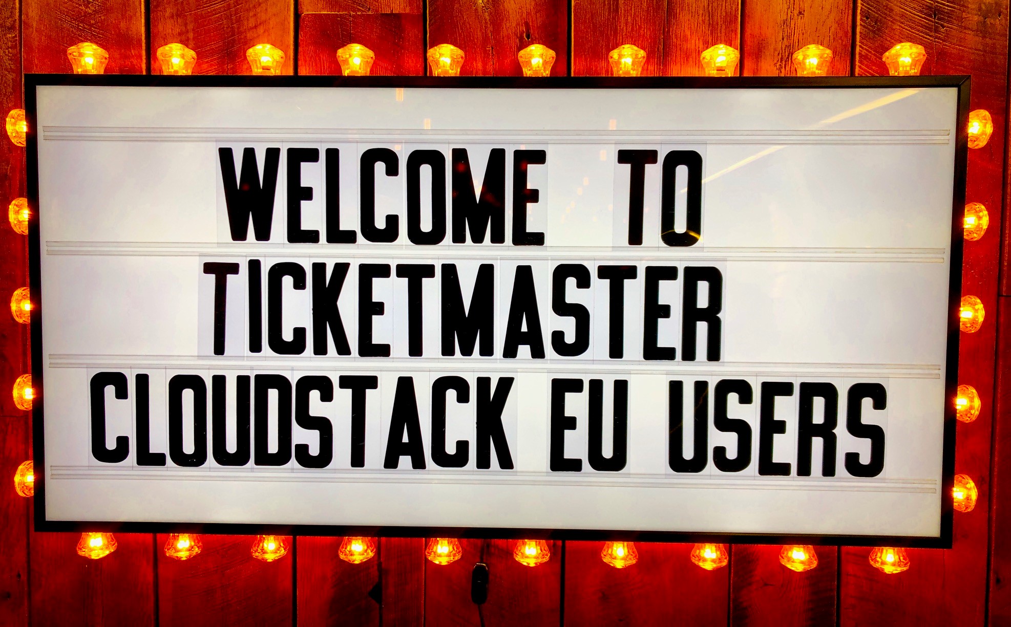 Welcome to TicketMaster CloudStack European User Group (CSEUG) 2019