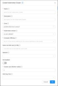 CloudStack Kubernetes Service 3