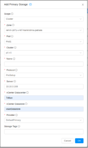 vSphere2 - CloudStack