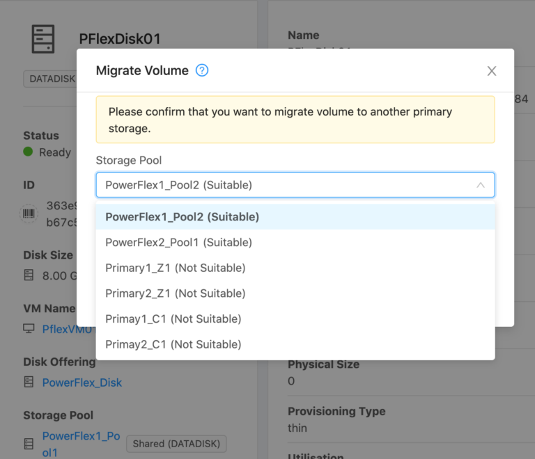 Storage Plugin for Dell EMC PowerFlex | CloudStack Feature First Look ...