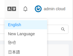Custom Language Option CloudStack