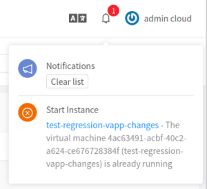 CloudStack Bulk Actions Notifications