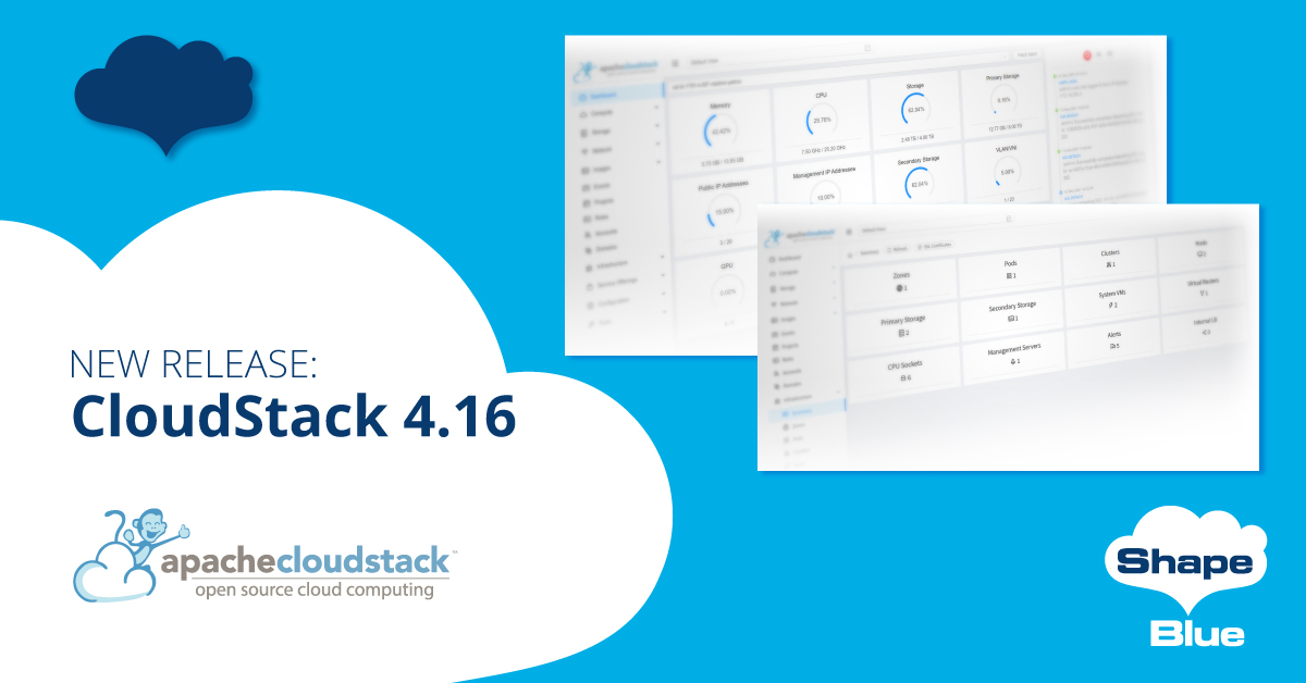 CloudStack 4.16 Release Announcement