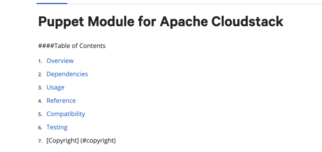 puppet module for apache cloudstack