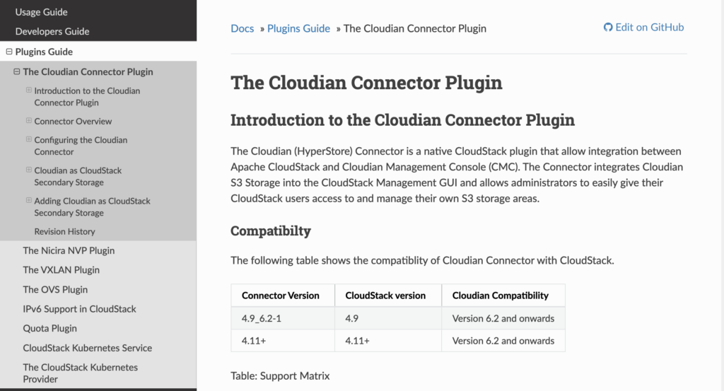The Cloudian Connector Plugin