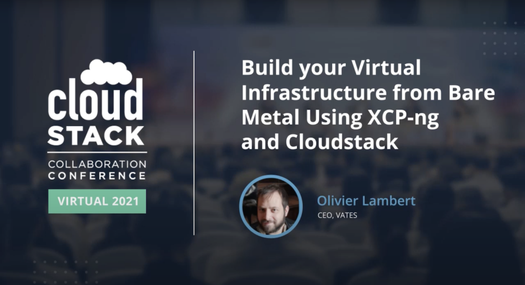 Build your Virtual Infrastructure from Bare Metal Using XCP-ng & CloudStack