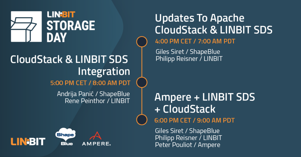 Building Next-Generation IaaS with Ampere, LINBIT and CloudStack