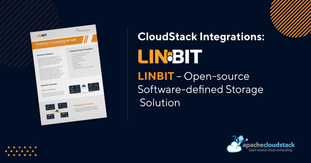 Flexibility & Scalability for IaaS - LINBIT SDS® Integration with Apache CloudStack®