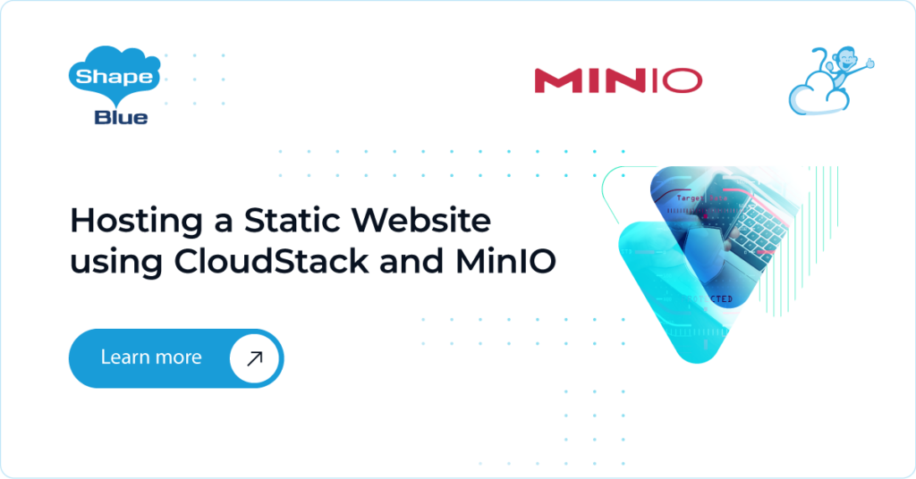 cloudstack and minio