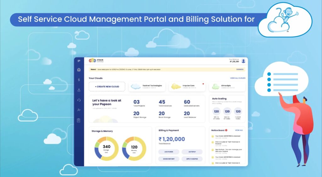self service cloud management portal