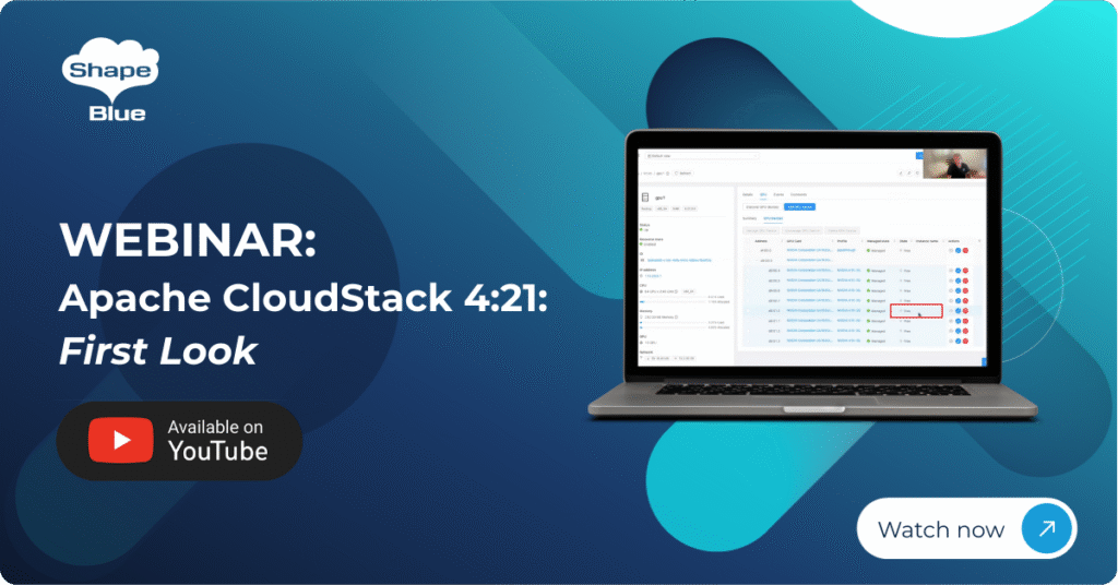 cloudstack 4.21 webinar
