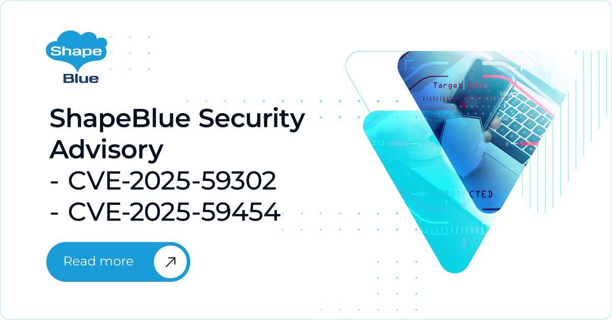 ShapeBlue Security Advisory December 2025