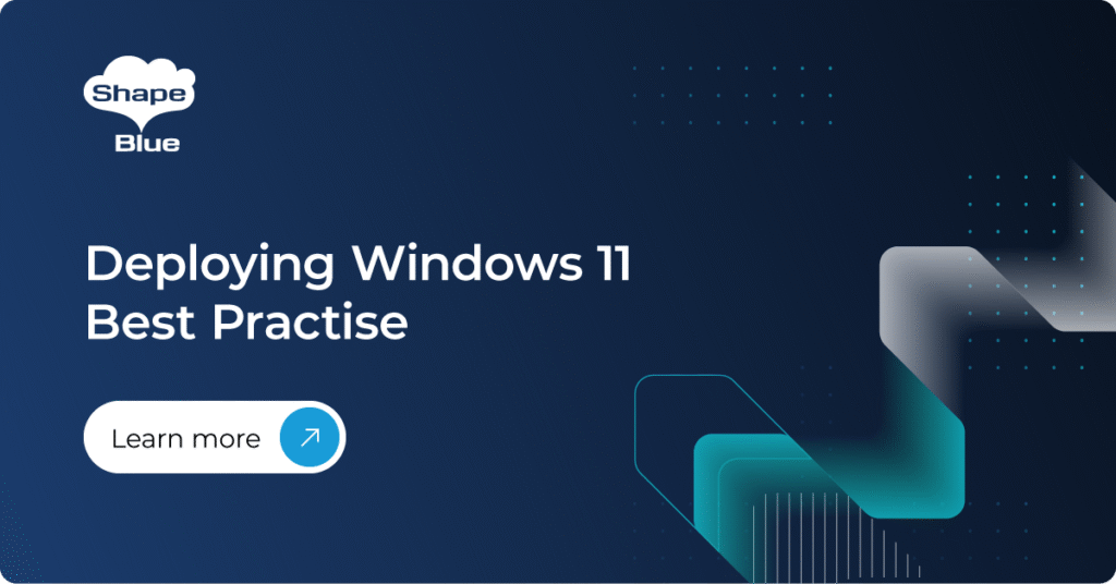 Deploying Windows 11 Best Practice | CloudStack Feature First Look ...