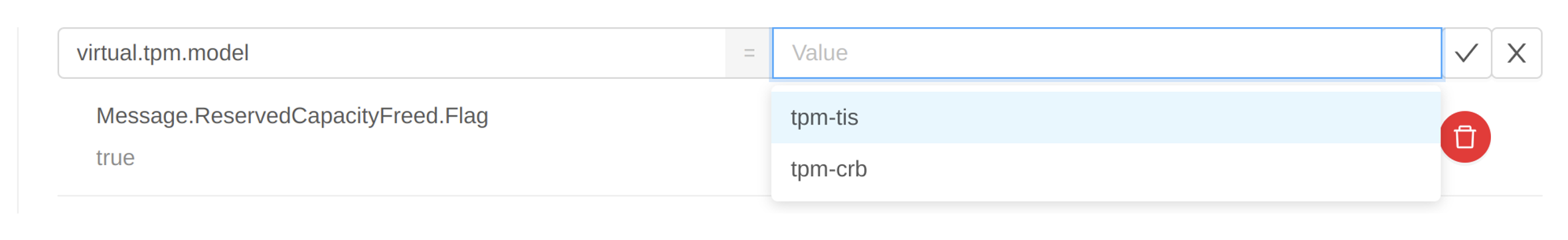 TPM models cloudstack