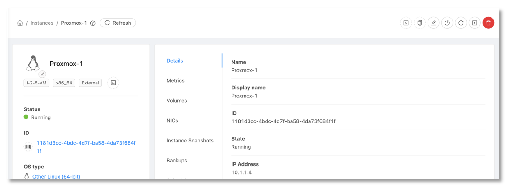 Lifestyle operations cloudstack