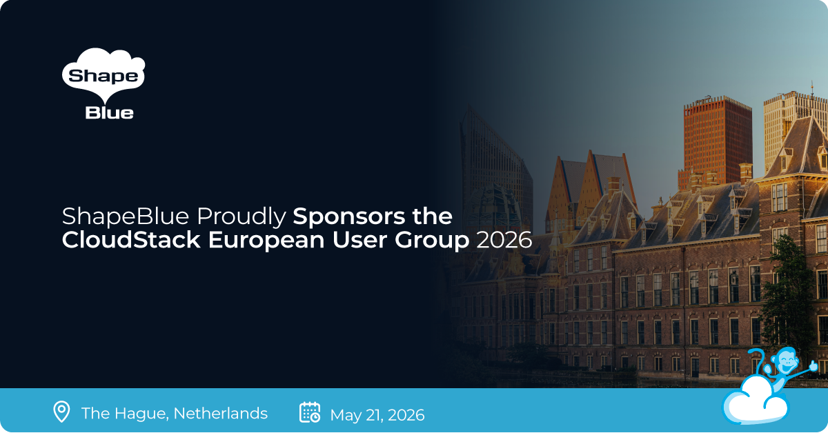 ShapeBlue Supporting the CloudStack European User Group 2026 in The ...