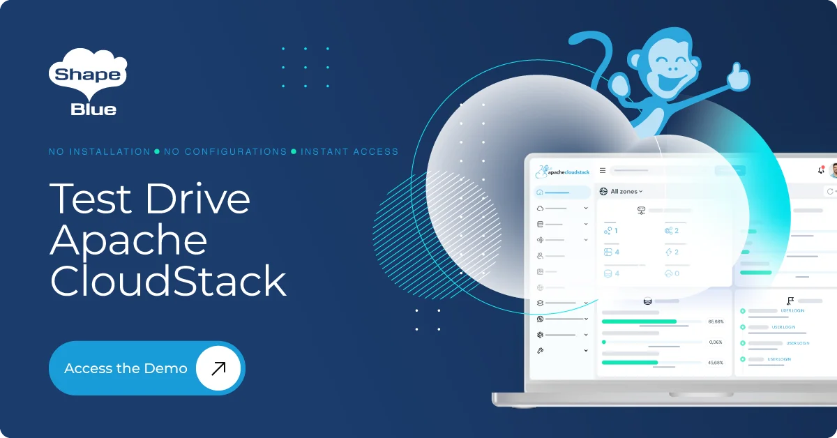Test drive cloudstack demo