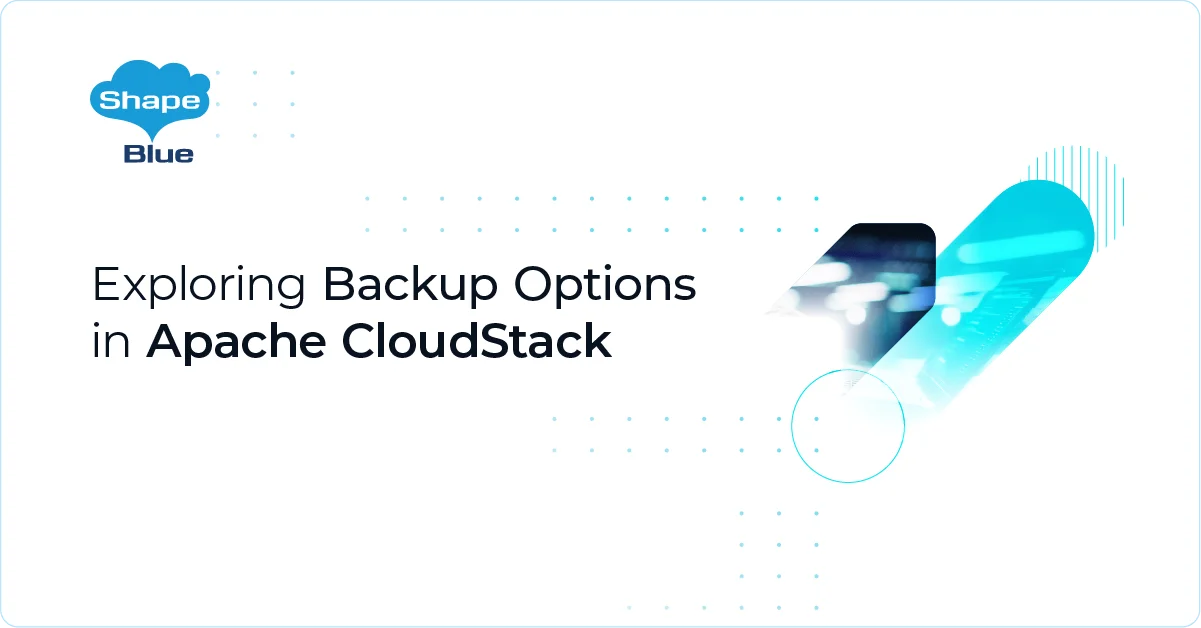 Backup Options in ACS